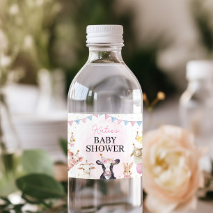 Bauernhoftiere Rosa Babyparty