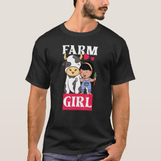 Bauernmädchen Bauernmädchen Bäuerin Süßes Mädchen T-Shirt