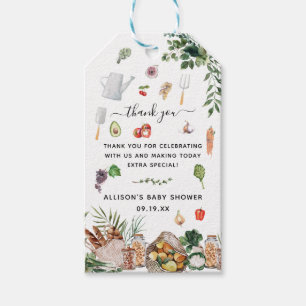 Bauernmarkt   Babydusche Vielen Dank für Ihre Unte Geschenkanhänger