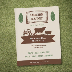 Bauernmarkt Flyer