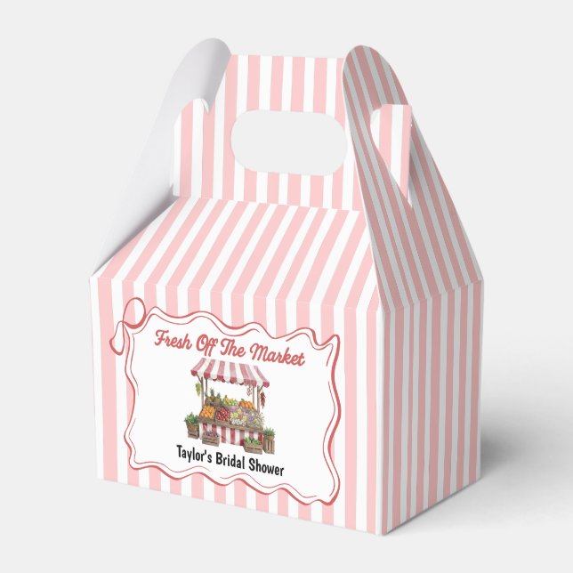 Bauernmarkt-Junggesellinnenabschied Geschenkschachtel (Vorderseite)