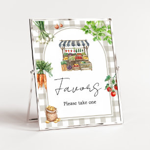 Bauernmarkt-Lokal gewachsene Dusche Geschenke Schi Poster