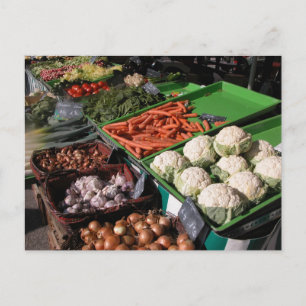Bauernmarkt, Louans, Bresse Postkarte