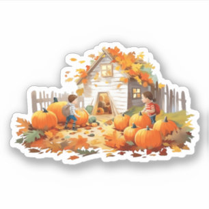 Bauernpumpen fallen Sticker