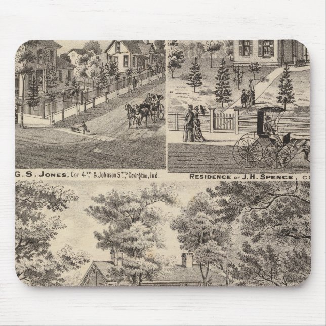 Bauernsitz von George Nebeker Mousepad (Vorne)