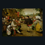 Bauerntanz, 1568 poster<br><div class="desc">Bauerntanz,  | von Pieter Elder Bruegel | Art Location: Kunsthistorisches Museum,  Wien,  Österreich | Flämischer Künstler | Image Collection number: XAM68947</div>