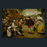Bauerntanz, 1568 poster<br><div class="desc">Bauerntanz,  | von Pieter Elder Bruegel | Art Location: Kunsthistorisches Museum,  Wien,  Österreich | Flämischer Künstler | Image Collection number: XAM68947</div>