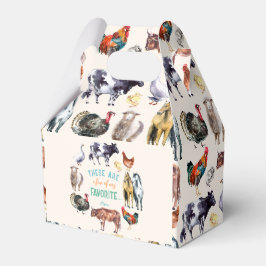 Bauerntier Dies sind ein paar meiner Aquarellfarbe Geschenkschachtel