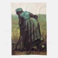 Bauernwoman Digging von Vincent van Gogh