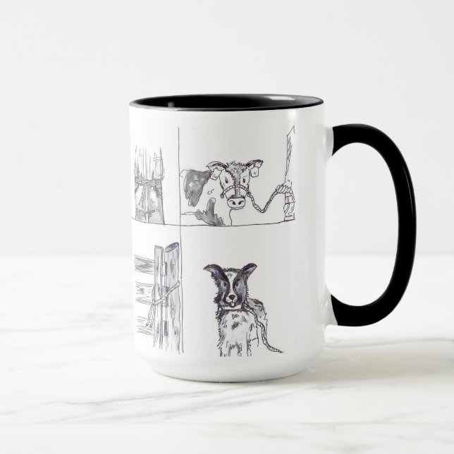 Bauers-Ballenpreßschnur-Tasse Tasse (Rechts)