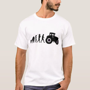 Bauers-Evolution der Landwirtschaft der T-Shirt