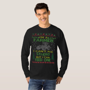 Bauers-hässliche Weihnachtsstrickjacke T-Shirt