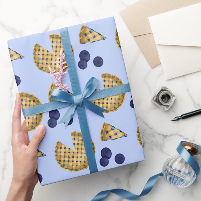 Bauer's Market Blueberry Pie Summer Picnic Geschenkpapier (Schenken)