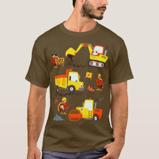 Baufahrzeug Erntedank Truck Türkei Junge T-Shirt