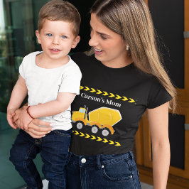 Baufahrzeug Geburtstagspartei Zolltarifliche Mama T-Shirt