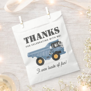 Baufahrzeug-Sprengwagen Geburtstag Geschenktütchen