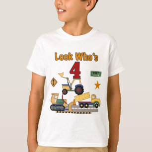 Baufahrzeuge 4th Birthday Tshirts