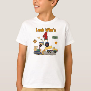 Baufahrzeuge 4th Birthday Tshirts