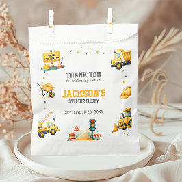 Baufahrzeuge Schubkarren Geschenktütchen