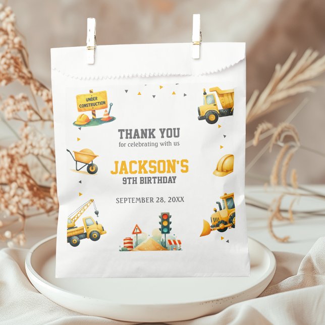 Baufahrzeuge Schubkarren Geschenktütchen (Von Creator hochgeladen)