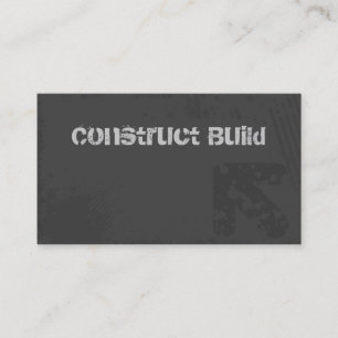 Baugewerbe-Karten-Schmutzgrau Visitenkarte