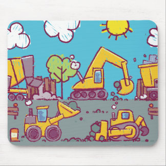 Baugewerbe Mousepad für Kinder