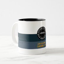 Baugewerbe Zwei-Tone-Kaffee-Tasse