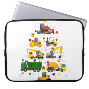Baugrube Weihnachtsbaum für Jungen Gir Laptopschutzhülle