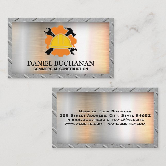 Bauharthutscherhammer Visitenkarte (Vorne/Hinten)