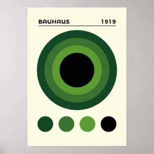 Bauhaus 1919 Cercles concentriques Art, décoration