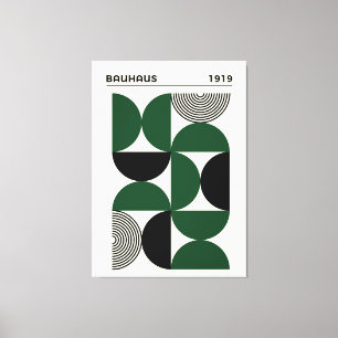 Bauhaus 1919 Geometrische Kreise Druck, Wohndekora Leinwanddruck