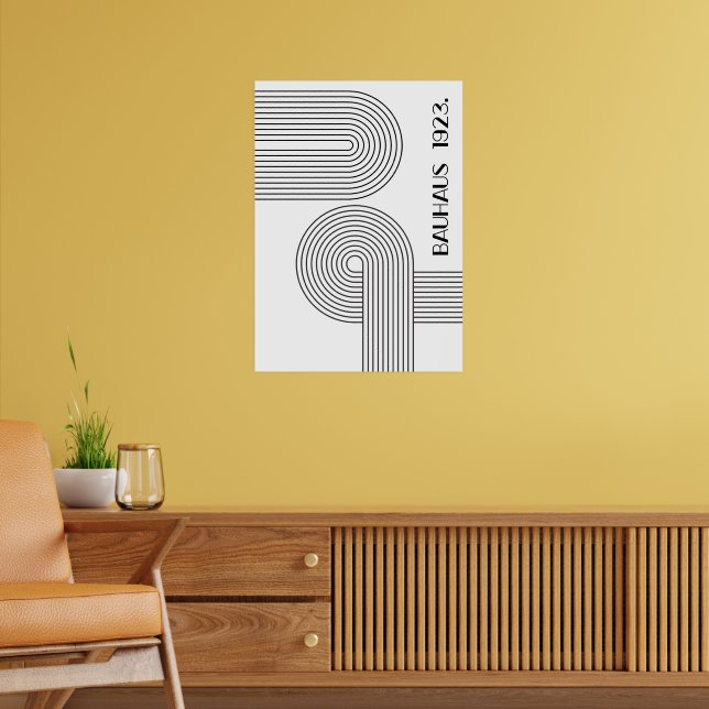 Bauhaus 1923 poster (Wohnzimmer 2)