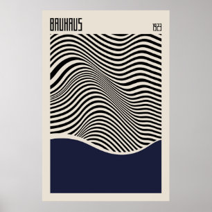 Bauhaus 1923   Poster Retro Design