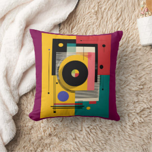 Bauhaus Abstract Geometrisches Wurfkissen Retro Kissen