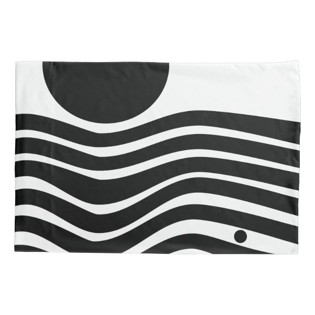 Bauhaus Abstrakt Kissenbezug (Rückseite)
