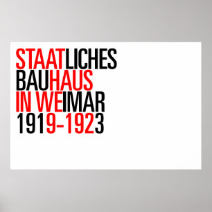 Bauhaus affiche de collection