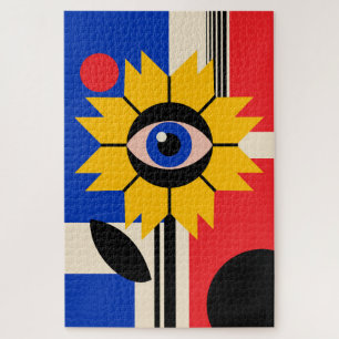 Bauhaus Allsehende Sonnenblume Auge Kunst