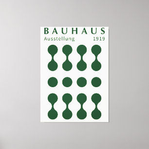 Bauhaus Ausstellung 1919 Form Druck, Wohndekoratio Leinwanddruck