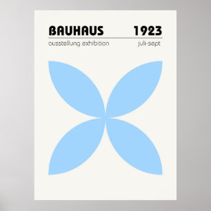 Bauhaus-Ausstellungsplakat 1923 Poster