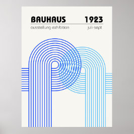 Bauhaus-Ausstellungsplakat 1923 Poster