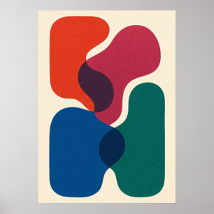 Bauhaus, Bauhaus-Design, modernes Design, geometri Poster
