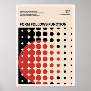 Bauhaus, Bauhaus-Design, modernes Design, geometri Poster