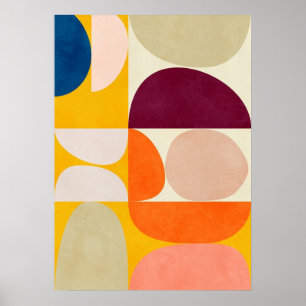 Bauhaus, Bauhaus-Design, modernes Design, geometri Poster