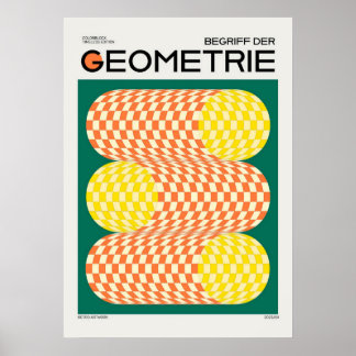 Bauhaus, Bauhaus-Design, modernes Design, geometri Poster