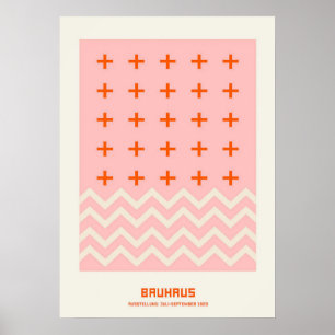 Bauhaus, Bauhaus-Design, modernes Design, geometri Poster