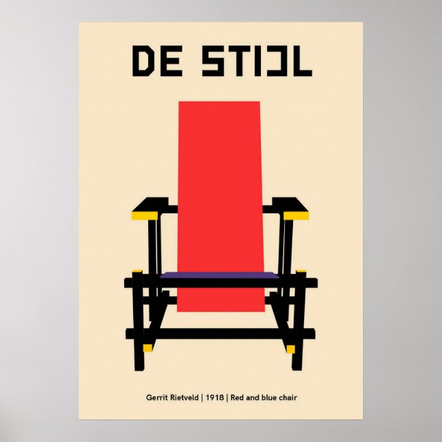 Bauhaus, Bauhaus-Design, modernes Design, geometri Poster (Vorne)