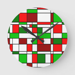 Bauhaus Christmas Runde Wanduhr