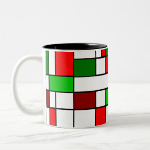 Bauhaus Christmas Zweifarbige Tasse