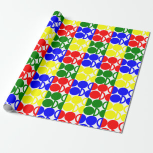 Bauhaus Circles Geschenkpapier