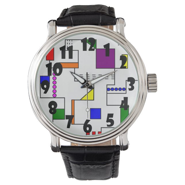 Bauhaus Circuits Armbanduhr (Vorderseite)